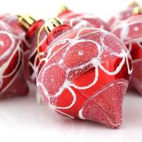 Kit 42 Bolas Pião Enfeite àrvore Natal Pendente 60mm - 2