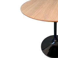 Mesa De Jantar Tulipa Saarinen Redonda 100cm Tampo Jade Cor Preto - 2