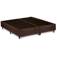 Cama Box Base King Universal Rústico Brown (193x203x25) - Polar - 1