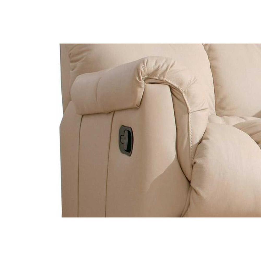 Poltrona Reclinável p/ Sala  Aspen Romana Zero Wall Giro e Balanço Courano Bege - Probel - 4