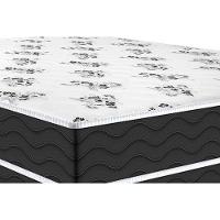 Cama Box Conjugado Casal: Colchão Molas Prolastic ProDormir Springs Pillow Black  (138x188x41) Probel - 3