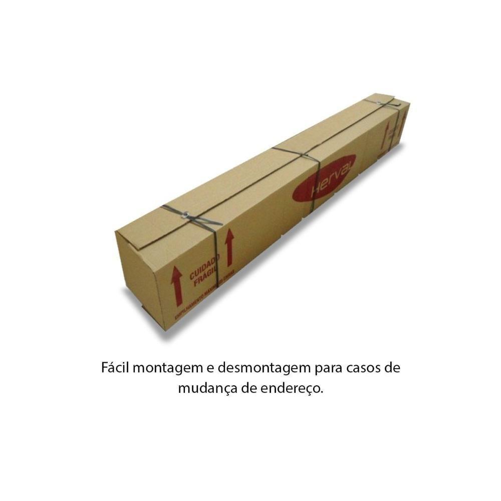 Cama Box Base Queen ClickBox Bordado Black (158x198x28) - Herval - 2