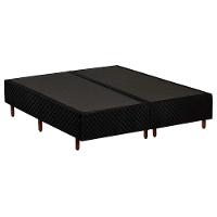 Cama Box Base King Universal Rústico Black (193x203x25) - Polar - 1