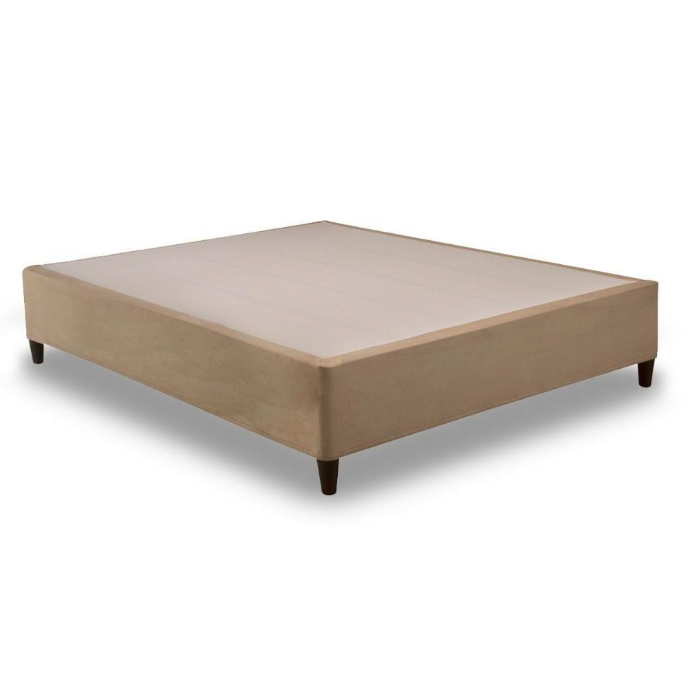 Cama Box Base Casal ClickBox Suede Clean (138x188x28) - Herval - 1