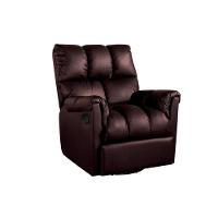 Poltronas de Amamentação Reclinável Aspen Romana Zero Wall Giro e Balanço Courano Marrom - Probel - 1