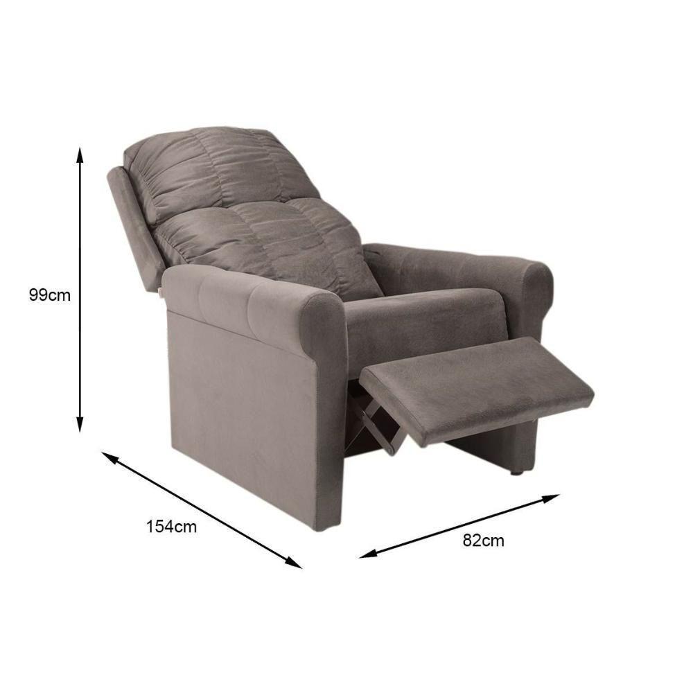 Poltronas de Amamentação Reclinável MH3601 Idea Two Way Animale Cinza Escuro - Herval - 4