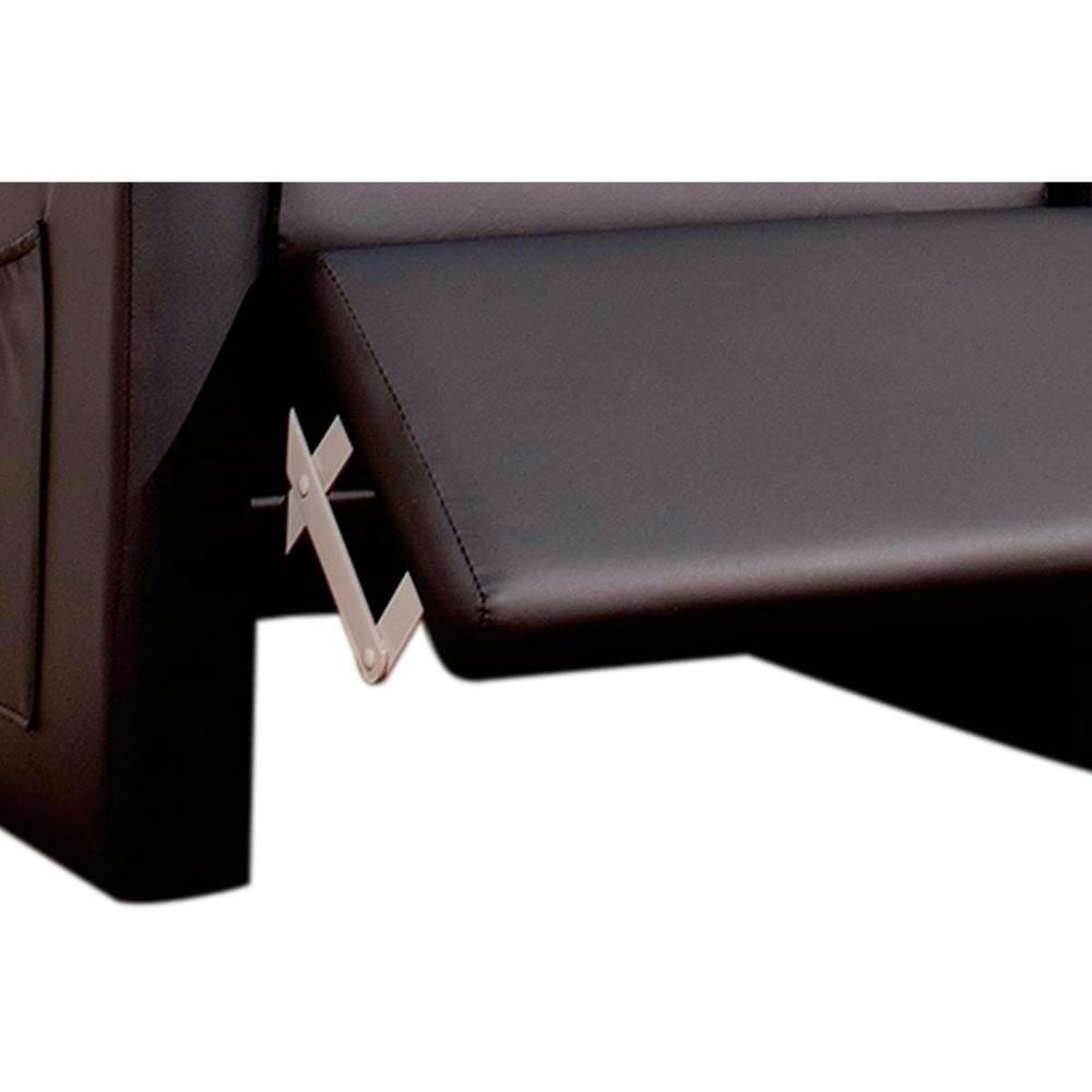 Poltrona Reclinável p/ Sala  Idea MH3605 Two Way Courano Preto - Herval - 4