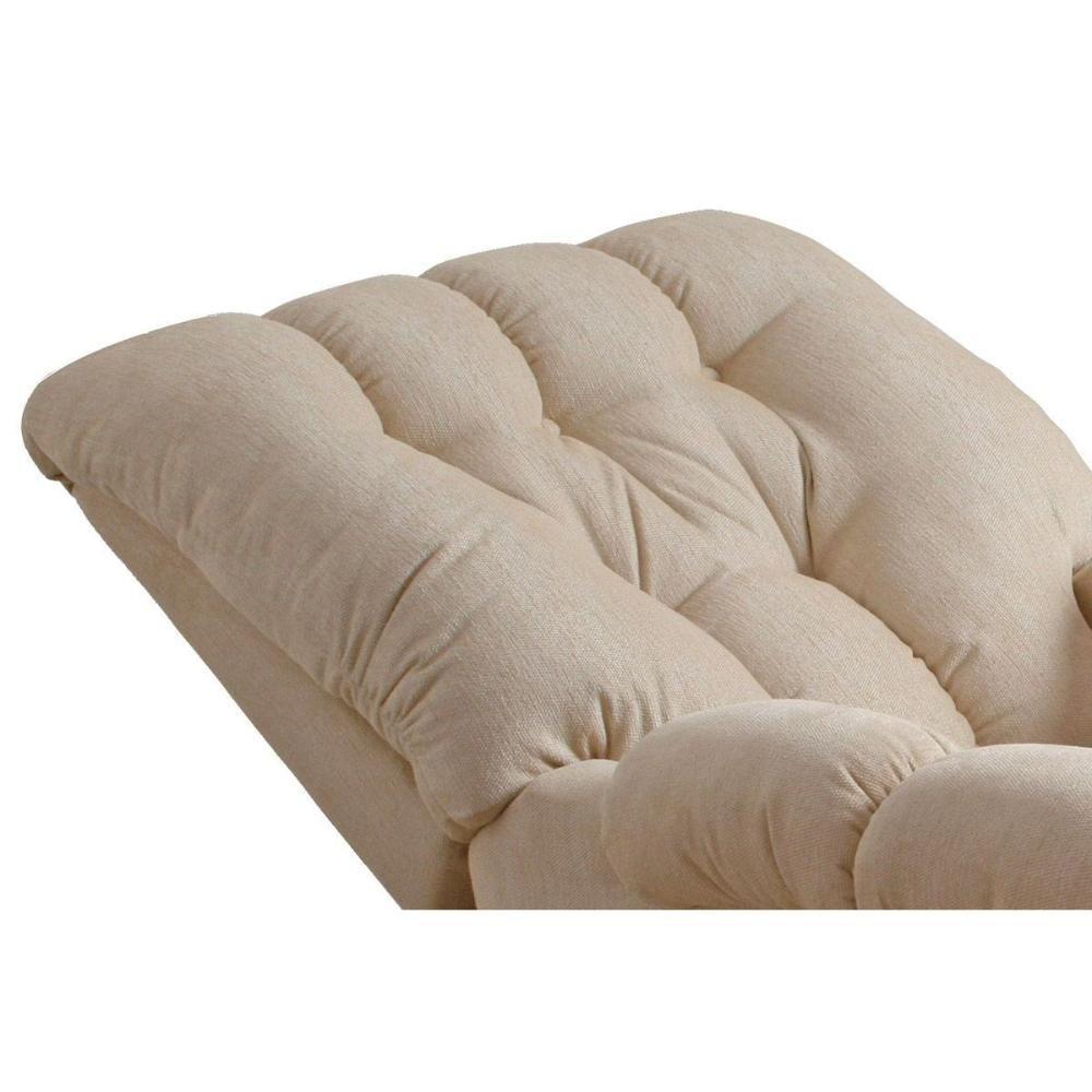 Poltronas de Amamentação Reclinável Atlanta Pietra Zero Wall Giro e Balanço Courano Bege - Probel - 3