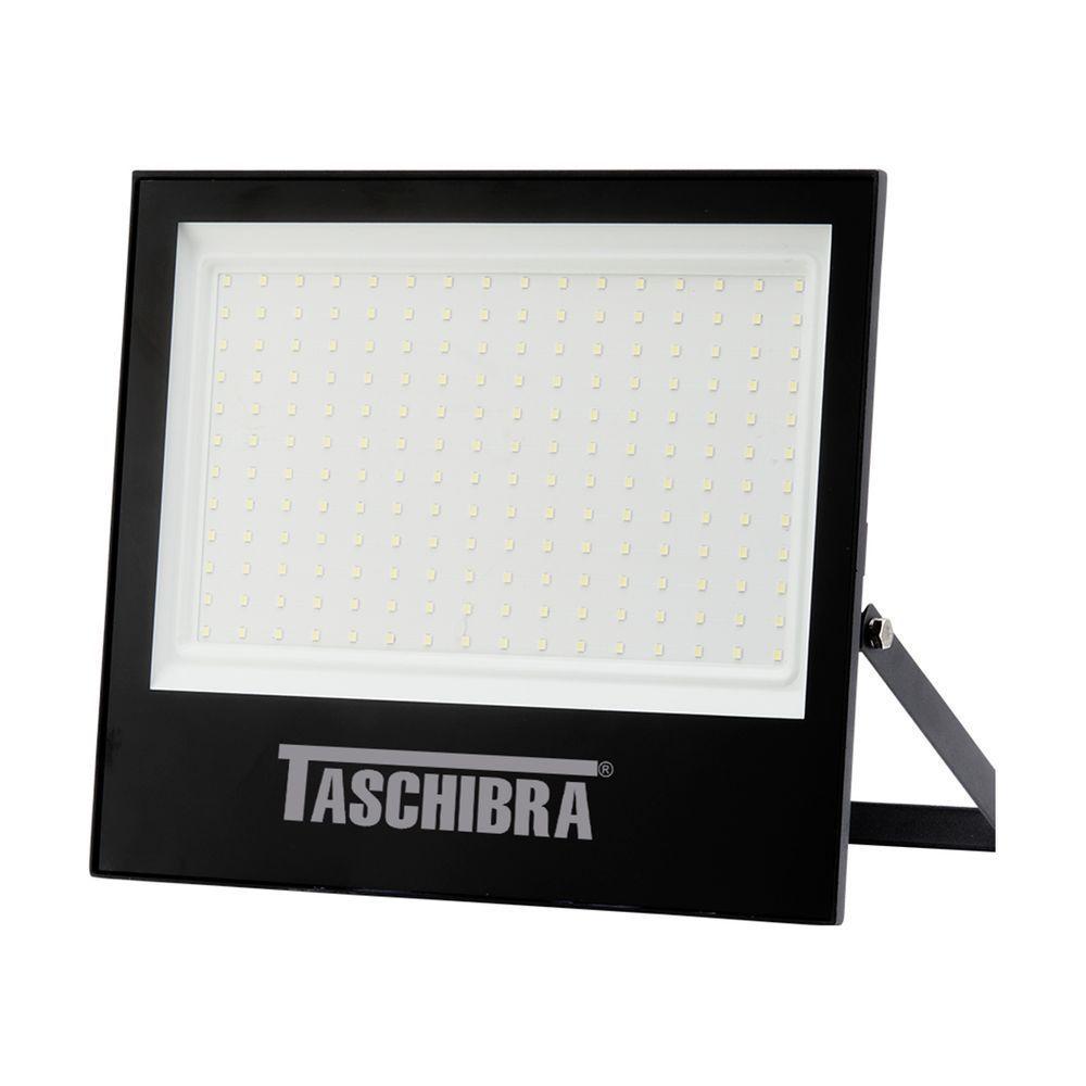 3 Refletores Taschibra Led Tr Slim 200w 6500k Preto Autovolt - 2