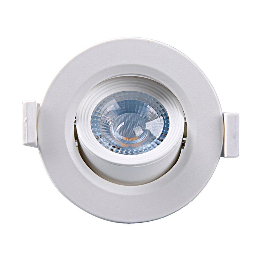 10 Spot De Led Embutir Alltop Mr11 Redondo 3w Bivolt Taschibra 6500k Luz Fria - 2