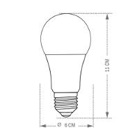 Kit 10 Lâmpadas Led Bulbo Tkl 12w Taschibra E27 Bivolt 6500k Luz Fria - 2