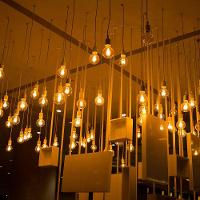 Lâmpada Filamento Carbono Blumenox T30-185 Retro E27 âmbar 110v - 2