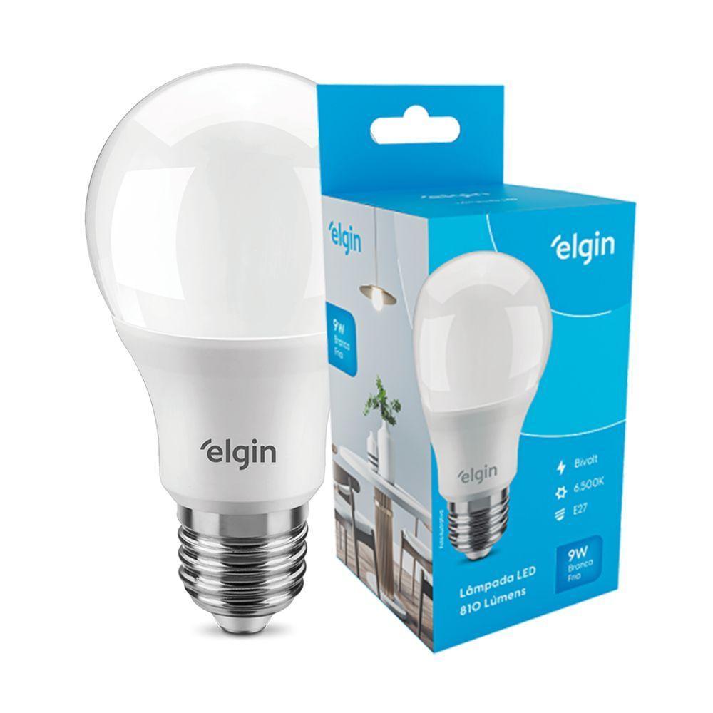 Lâmpada Led Elgin Bulbo 9w A60 E27 Bivolt 6500k Luz Fria - 3