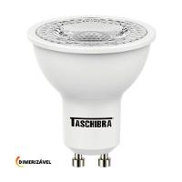 Lâmpada Led Dicroica Mr16 Tdl 6w Dimerizável Taschibra 2700k Luz Quente - 1