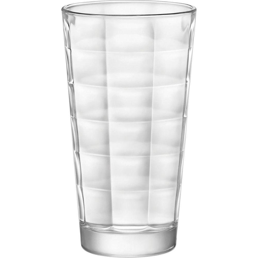 Bormioli Rocco Cube Copo Long Drink 14x8x8cm 360ml Vidro Transp 6pç - 1