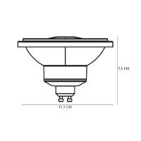 Lâmpada Led Ar111 12w 24° Gu10 Blumenau Bivolt 4000k Luz Neutra - 2