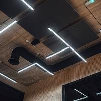 Luminária Sobrepor Taschibra Vetor Led Linear 35w Bivolt Preta 4000k Luz Neutra - 2