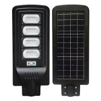 Luminária Led Taschibra Solar Tr Sun Poste 80w Preto 6500k C- Controle Remoto