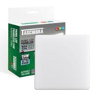 Painel De Led Frameless Quadrado Embutir/sobrepor 24w Bivolt Taschibra 6500k Luz Fria - 1