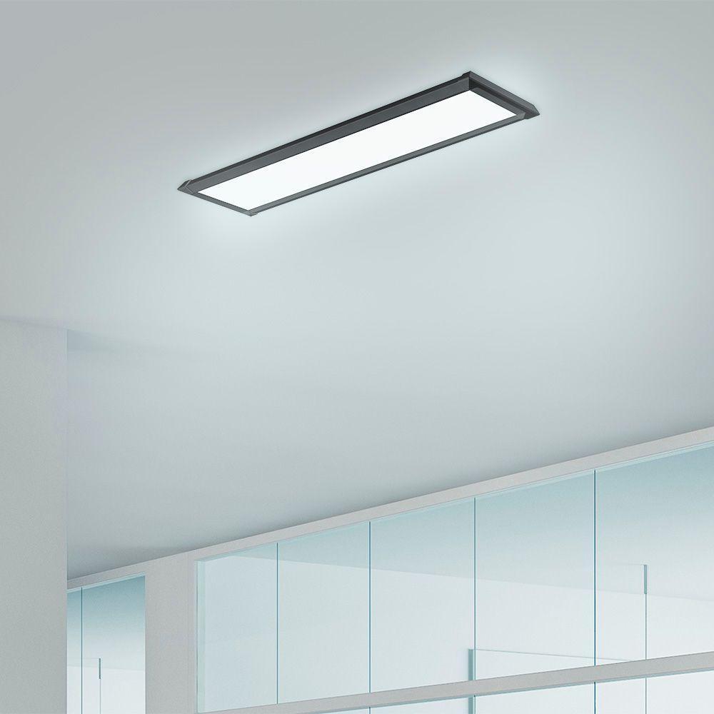 Luminária Led Taschibra Sobrepor 20w Tl Slim 10 Preta Bivolt 4000k Luz Neutra - 3