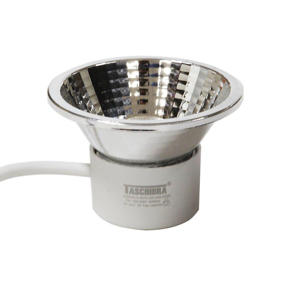Lâmpada Led Ar70 7w 24° Modulo Taschibra Bivolt 6500k Luz Fria - 1