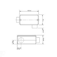 Condulete Fixo 1.1/4" Tipo "ll" - Com Tampa / Sem Rosca / Sem Pintura Tramontina - 2