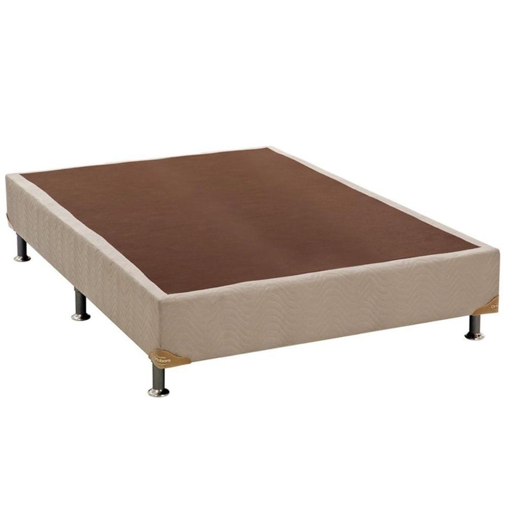 Cama Box Base Casal Universal Suede Clean (138x188x20) - Ortobom - 1