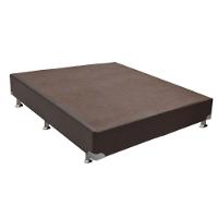 Cama Box Base Casal Universal Courano Brown (138x188x30) - Ortobom - 1