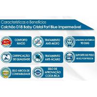 Colchão Infantil D18 Baby Cristal Impermeável Lavável (60x130x10) - Polar
