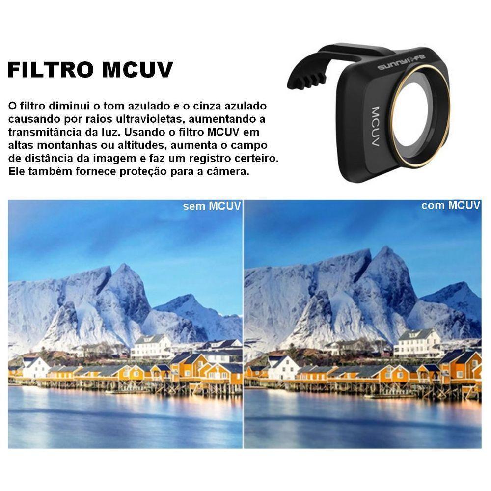 Filtro MCUV para Drones DJI Mini 2/Mini SE/Mavic Mini - 4