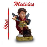 Kit Imagem Três Arcanjos Bebê Em Borracha 16cm - 6