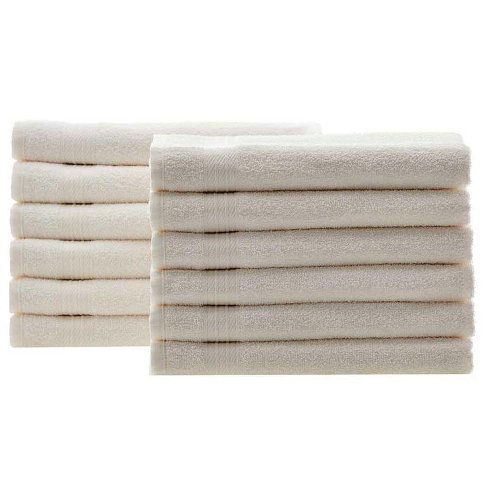 Toalhas Rosto Profissional 48X75Cm Branca 06 Unidades - 1