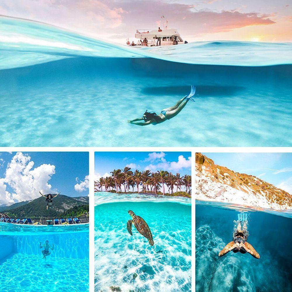 Dome com Cx Estanque + Bastão + Gatilho GoPro 9/10/11 - Telesin - 2