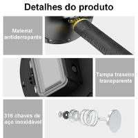 Dome com Cx Estanque + Bastão + Gatilho GoPro 9/10/11 - Telesin - 5