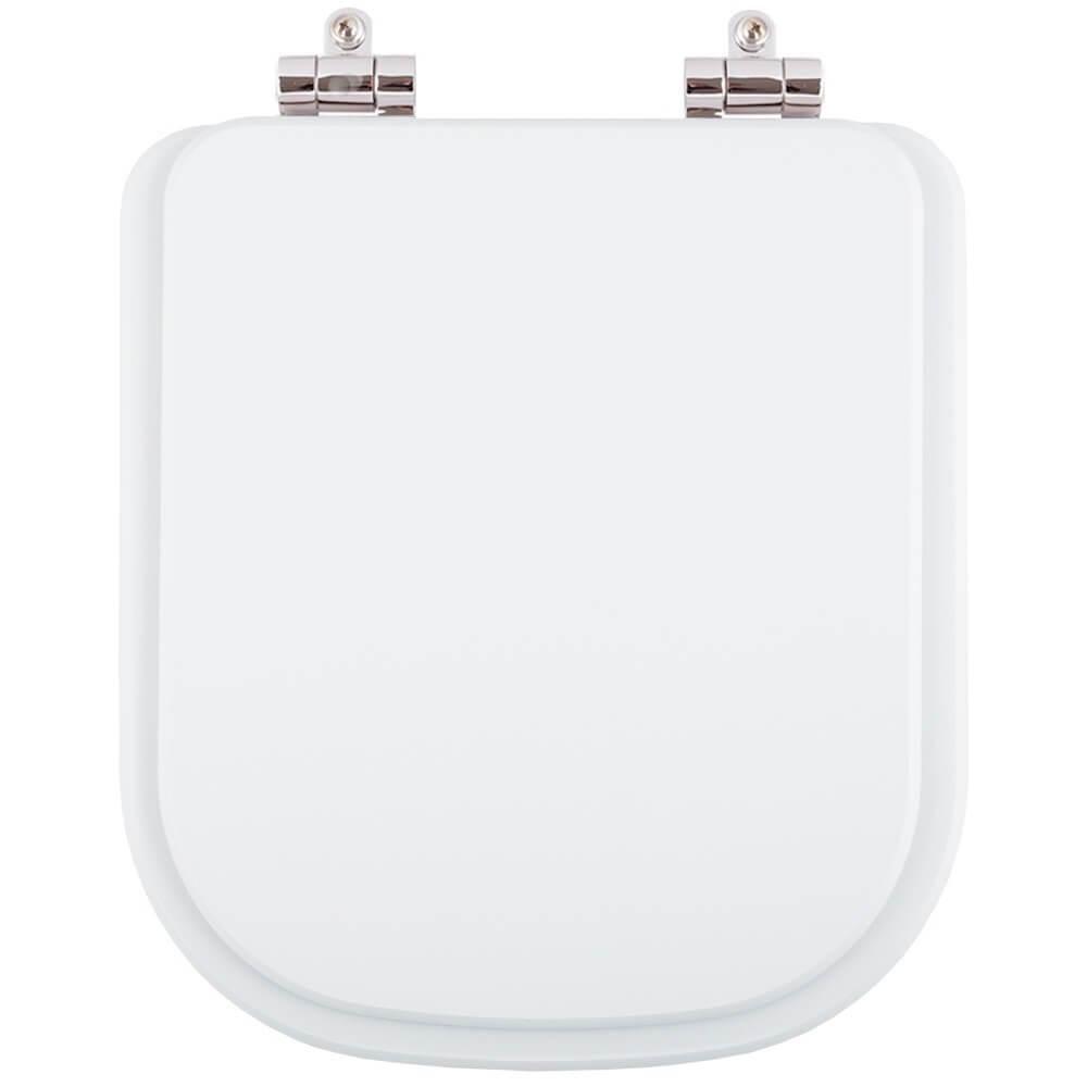 Assento Sanitário Poliester Soft Close Branco Vaso Icasa - 1