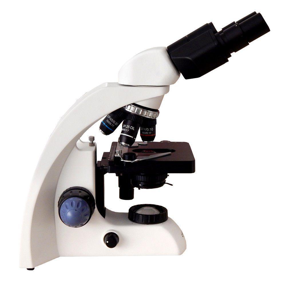 Microscópio Binocular 40-1000x LED Bateria Opton Bivolt - 2