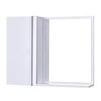 Armário para Banheiro com Espelho Branco Barra Vertical - 1