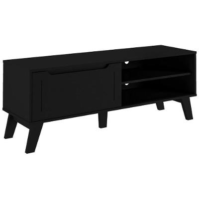 Rack De Sala Tv Lotus Preto