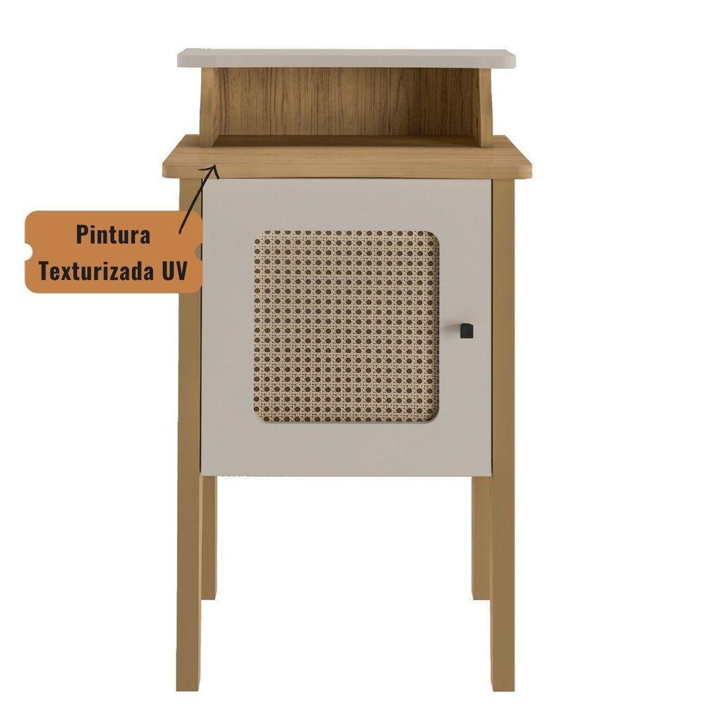 Mesa De Canto E Cabeceira Mesinha De Apoio Charlotte Carvalho | Off White - 3