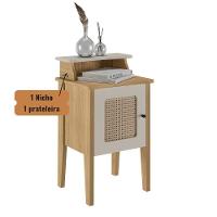 Mesa De Canto E Cabeceira Mesinha De Apoio Charlotte Carvalho | Off White - 6