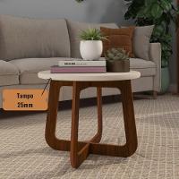 Mesa De Centro Jasmin 100% Mdf Cedro / Off White