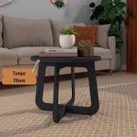 Mesa De Centro Jasmin 100% Mdf Grafite - 2