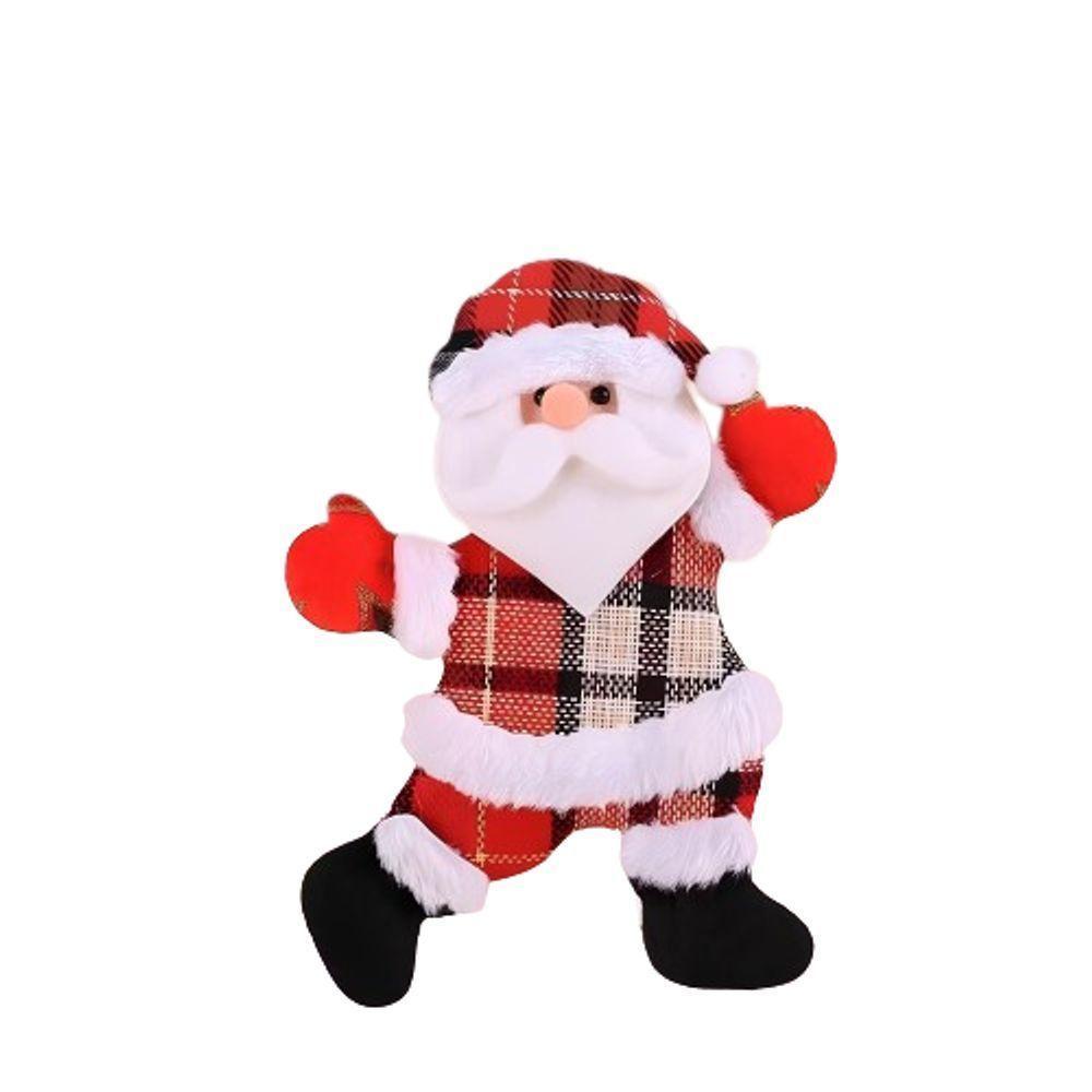 Kit 8 Pendentes árvore De Natal Noel Urso Neve Rena 18cm - 2