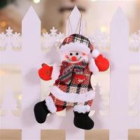 Kit 8 Pendentes árvore De Natal Noel Urso Neve Rena 18cm - 9