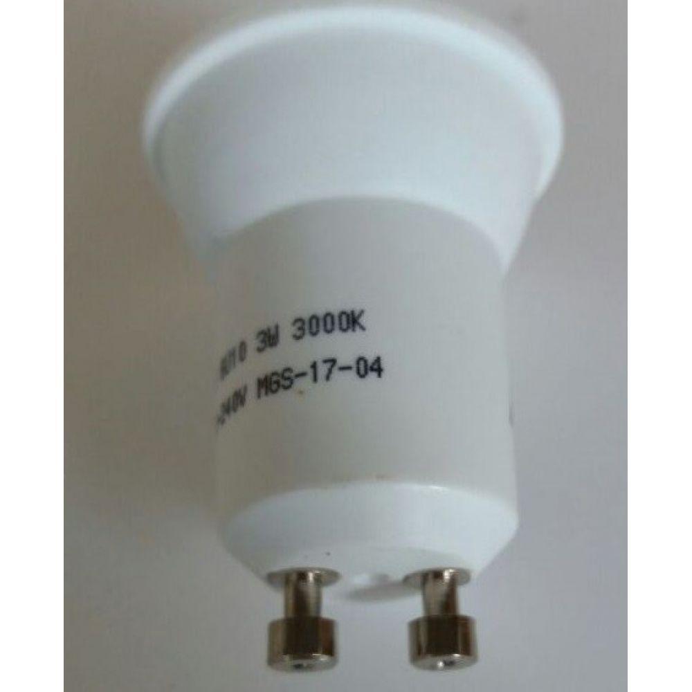 Lâmpada Mini Dicróica Gu10 Led 3w Bivolt Branco Quente Frio - 1