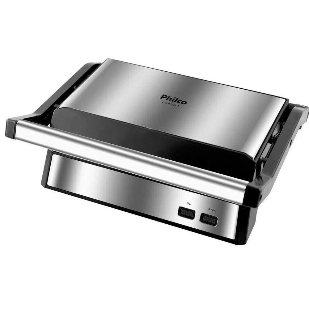 Grill E Sanduicheira Philco Maxx Clean Pgr21pi Preto-inox 220 V - 4