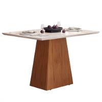 Conjunto De Mesa Dulce Dj 1,20x0,90 Com 4 Cadeiras Zoe Freijo/off White/ Bege - 2