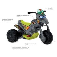 Moto Elétrica Bandeirante Xt3 6v Marchas Frente E Ré Velocidade 3,5 Km/h Grafite/amarelo - 2