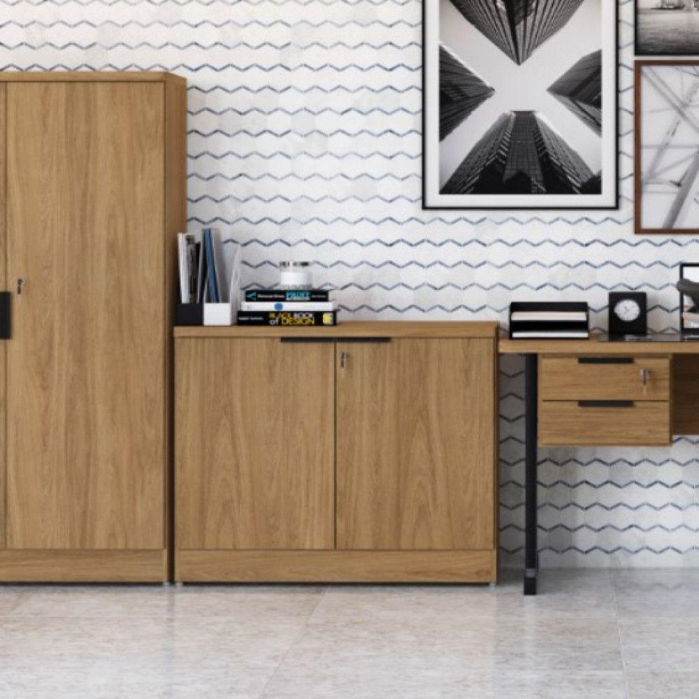 Armário Balcão Office Versátil Com Chave 1011a Kappesberg Itapua - 2