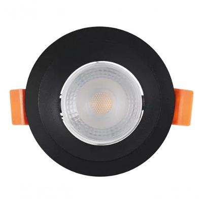 Spot Embutir Redondo Recuado 3w 4100k Preto Blumenau Branco - Bivolt